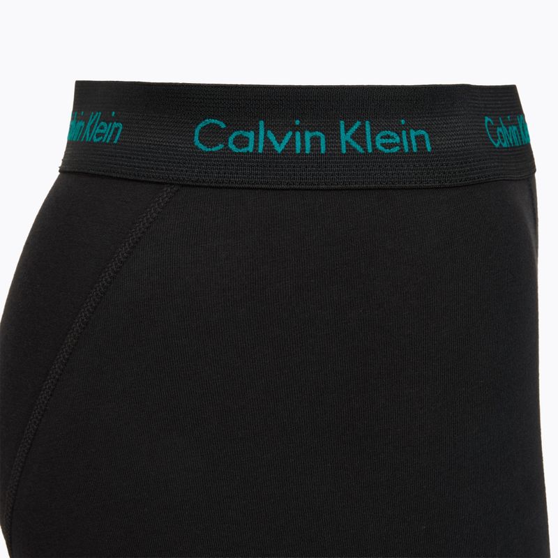 Boxer da uomo Calvin Klein 0000U2662G Trunk 3 pairs of black bodies and wbs with driftwood 4