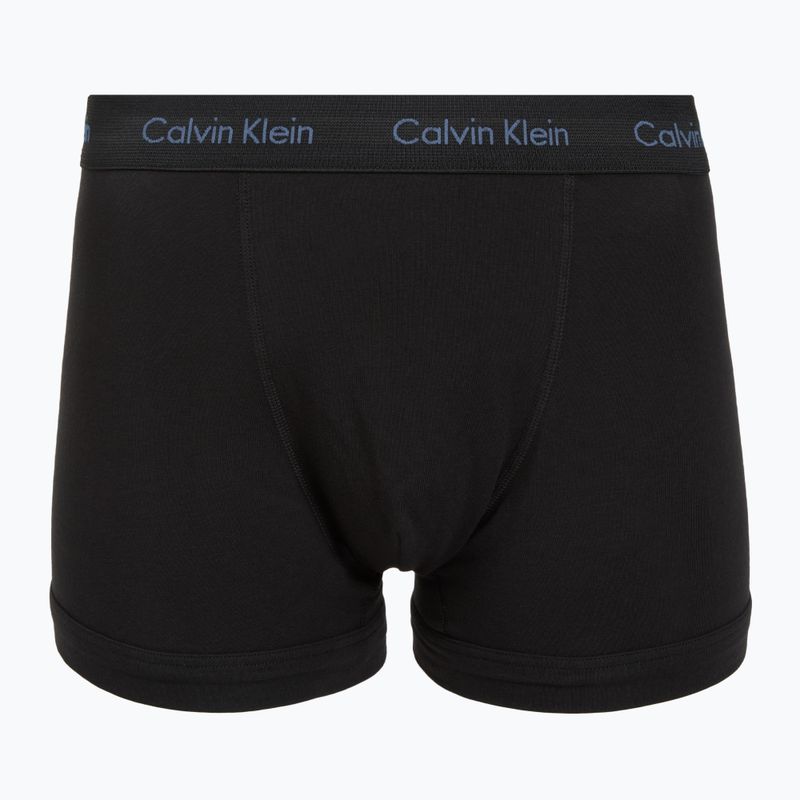 Boxer da uomo Calvin Klein 0000U2662G Trunk 3 pairs of black bodies and wbs with driftwood 6