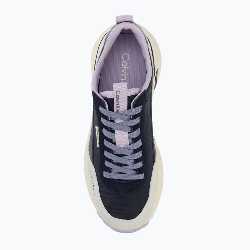 Scarpe da donna Calvin Klein HW0HW03279 Hike Runner Nylon Mix blue nights/night owl/white 5