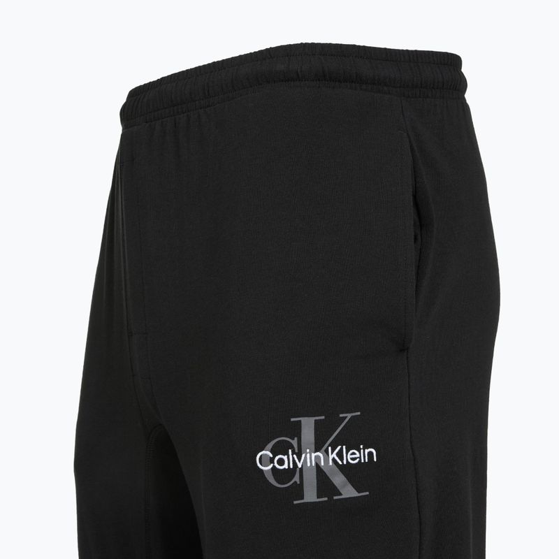 Pantaloncini da uomo Calvin Klein LV00NM2973 Monogram Sleep black 3