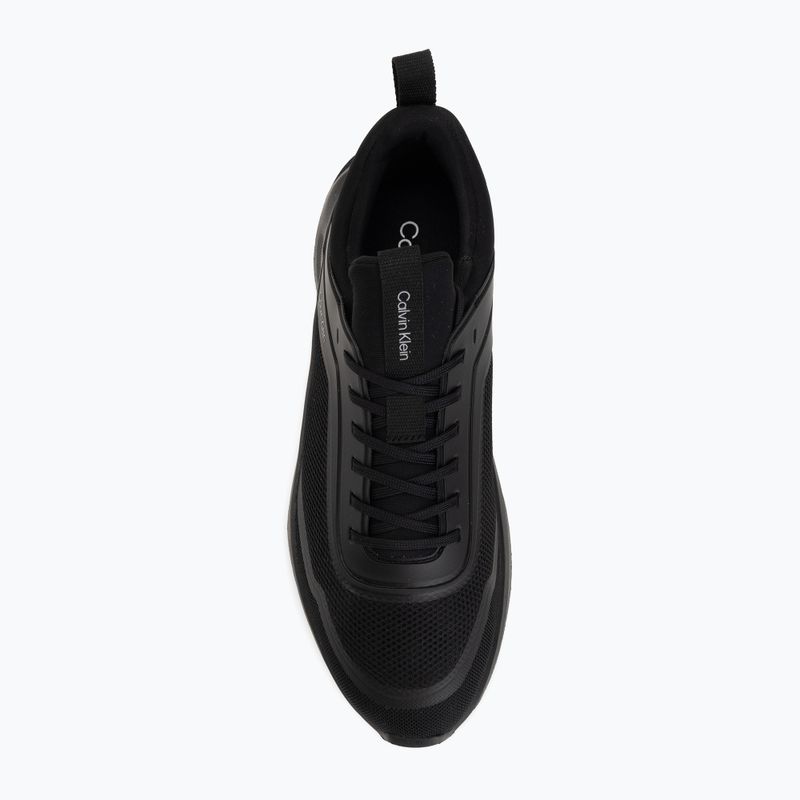 Scarpe da uomo Calvin Klein HM0HM02164 Light Eva Run Lace Sock triple black 5
