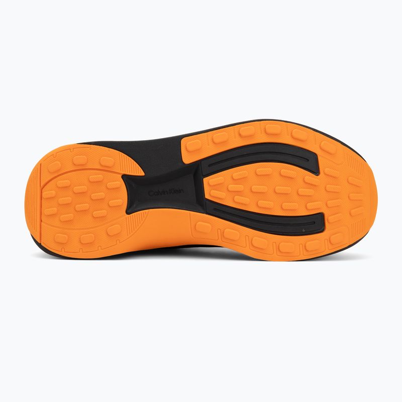 Scarpe da uomo Calvin Klein Volumax Chunky Runner Trainers HM0HM02224 black/vivid tangerine 4