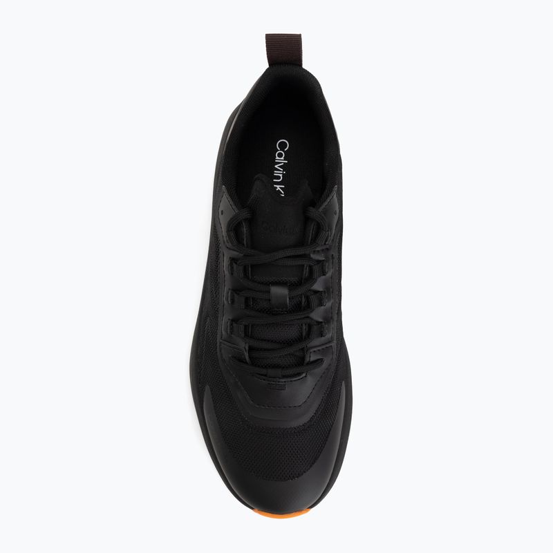 Scarpe da uomo Calvin Klein Volumax Chunky Runner Trainers HM0HM02224 black/vivid tangerine 5