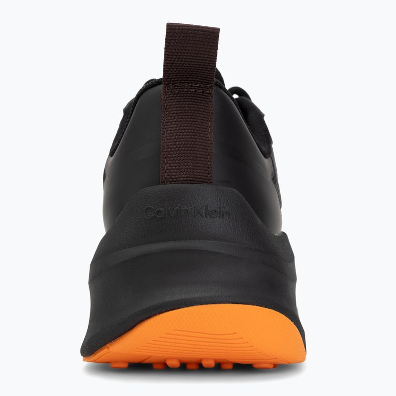 Scarpe da uomo Calvin Klein Volumax Chunky Runner Trainers HM0HM02224 black/vivid tangerine 6