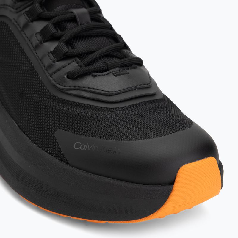 Scarpe da uomo Calvin Klein Volumax Chunky Runner Trainers HM0HM02224 black/vivid tangerine 7