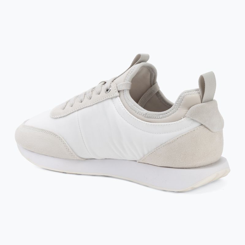 Scarpe da uomo Calvin Klein YM0YM01414 Retro Runner Sock Laceup Mix mat bright white/light grey 3
