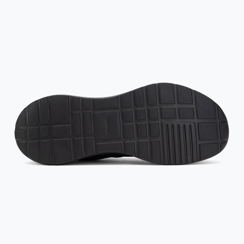 Scarpe da uomo Calvin Klein HM0HM02342 Light Eva Runn Essential Laceup Nylon Suede triple black 4