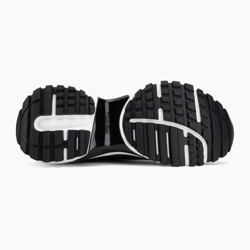 Scarpe da uomo Calvin Klein HM0HM02220 Hike Runner Stripe Mix Nylon Suede black/granite road 4