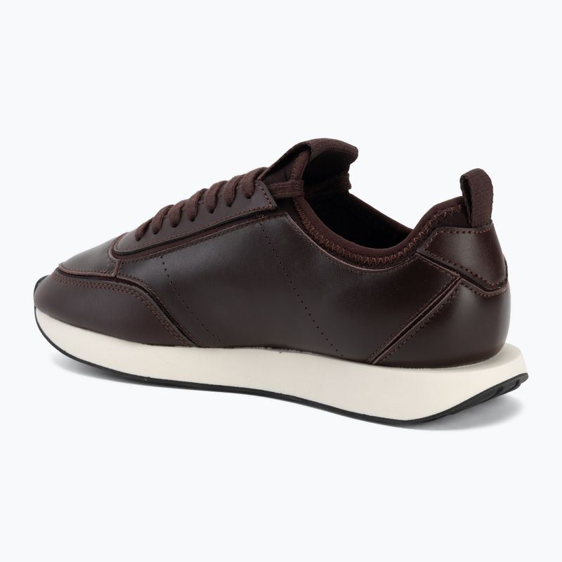Scarpe da donna Calvin Klein HW0HW03118 Retro Runner Sock PANL Leather Neo bordeaux 3