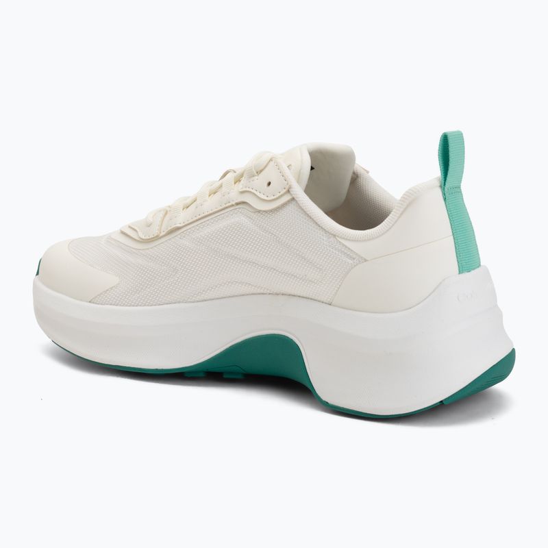Scarpe da uomo Calvin Klein Volumax Chunky Runner Trainers HM0HM02224 white/marshmallow/street green 3