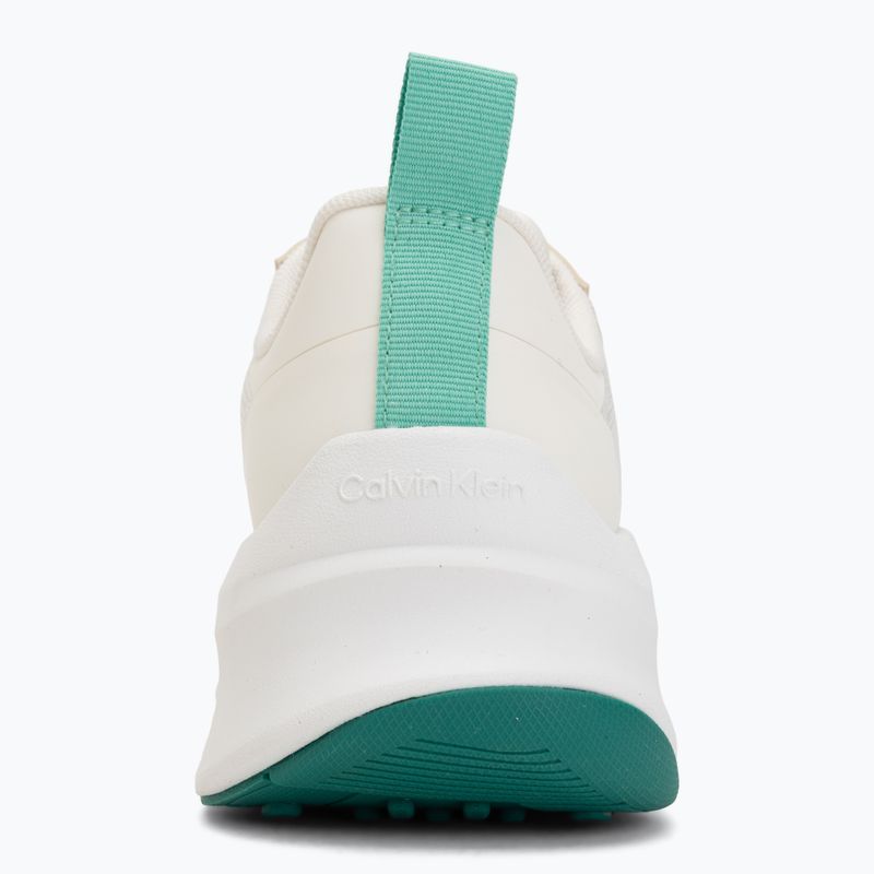 Scarpe da uomo Calvin Klein Volumax Chunky Runner Trainers HM0HM02224 white/marshmallow/street green 6