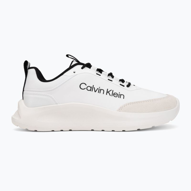 Scarpe da donna Calvin Klein HW0HW03293 Light Eva Run Essential LAC Nylon Suede bright white/black 2