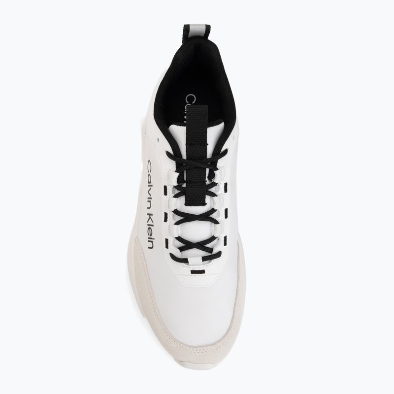 Scarpe da donna Calvin Klein HW0HW03293 Light Eva Run Essential LAC Nylon Suede bright white/black 5