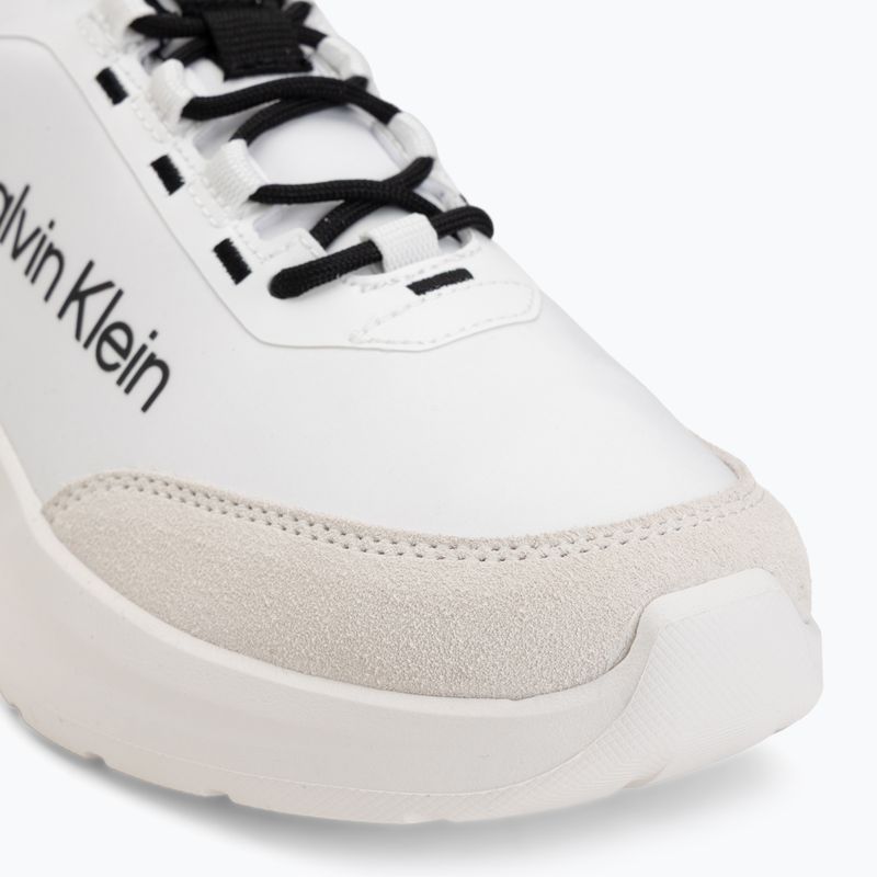 Scarpe da donna Calvin Klein HW0HW03293 Light Eva Run Essential LAC Nylon Suede bright white/black 7