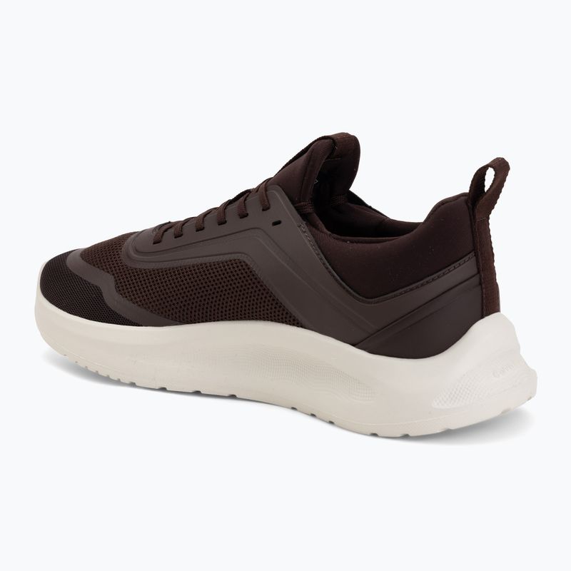 Scarpe da uomo Calvin Klein HM0HM02164 Light Eva Run Lace Sock bordeaux 3