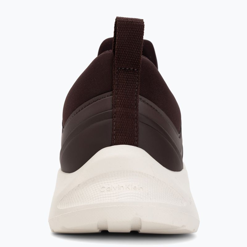 Scarpe da uomo Calvin Klein HM0HM02164 Light Eva Run Lace Sock bordeaux 6
