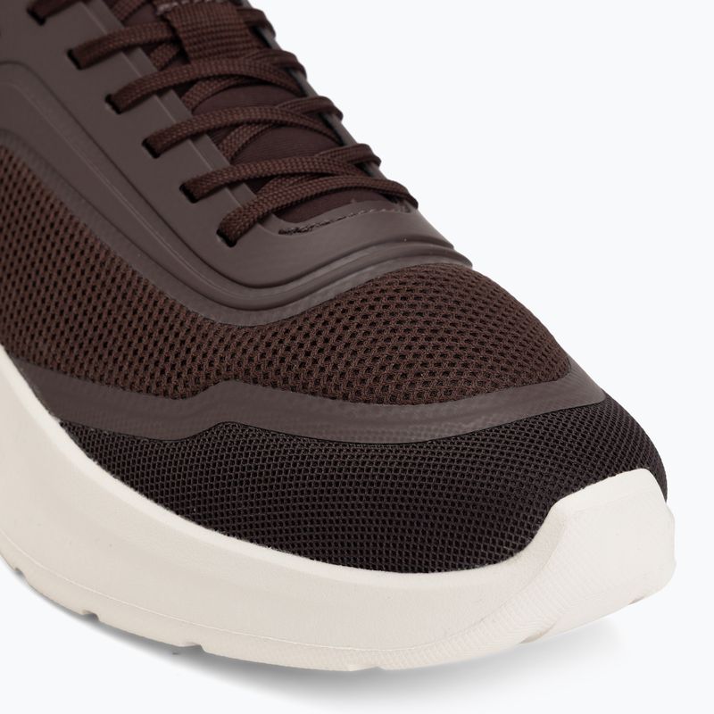 Scarpe da uomo Calvin Klein HM0HM02164 Light Eva Run Lace Sock bordeaux 7