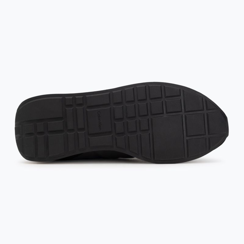 Scarpe da uomo Calvin Klein HM0HM02212 Retro Runner Bans Leather Suede black/iron gate/amber gold 4