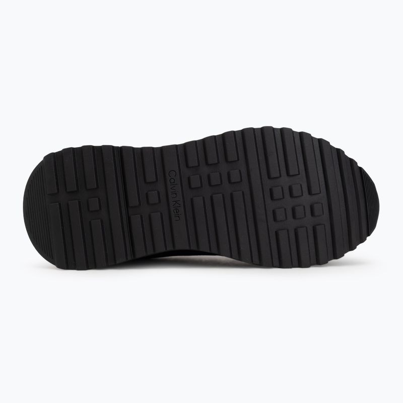 Scarpe da uomo Calvin Klein HM0HM02215 City Runner Laceup Nylon Recycled Suede triple black 4