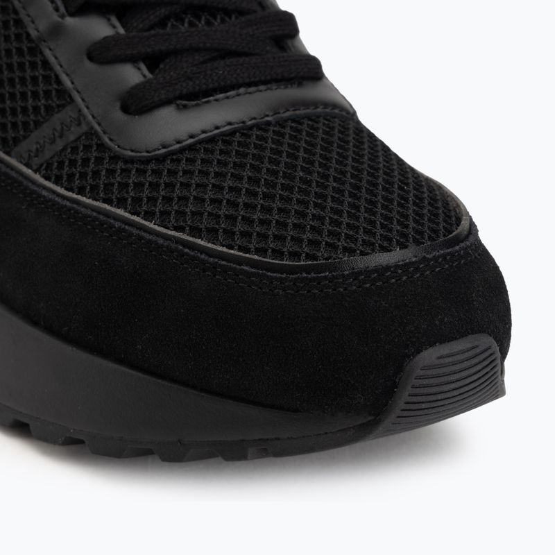 Scarpe da uomo Calvin Klein HM0HM02215 City Runner Laceup Nylon Recycled Suede triple black 7