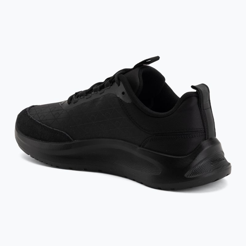 Scarpe da uomo Calvin Klein HM0HM02343 Light Eva Runn Laceup AOP triple black 3