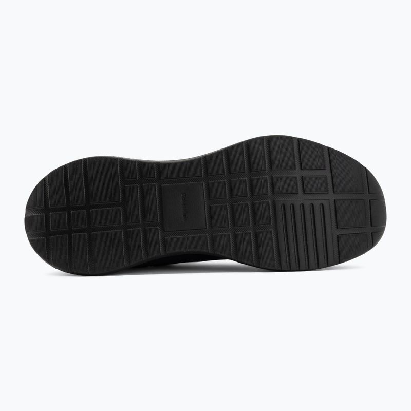 Scarpe da uomo Calvin Klein HM0HM02343 Light Eva Runn Laceup AOP triple black 4