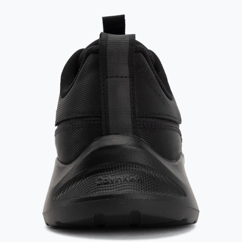 Scarpe da uomo Calvin Klein HM0HM02343 Light Eva Runn Laceup AOP triple black 6