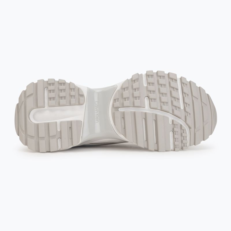 Scarpe da uomo Calvin Klein HM0HM02341 Hike Runner Stripe Met Mix bright white/silver/light grey 4