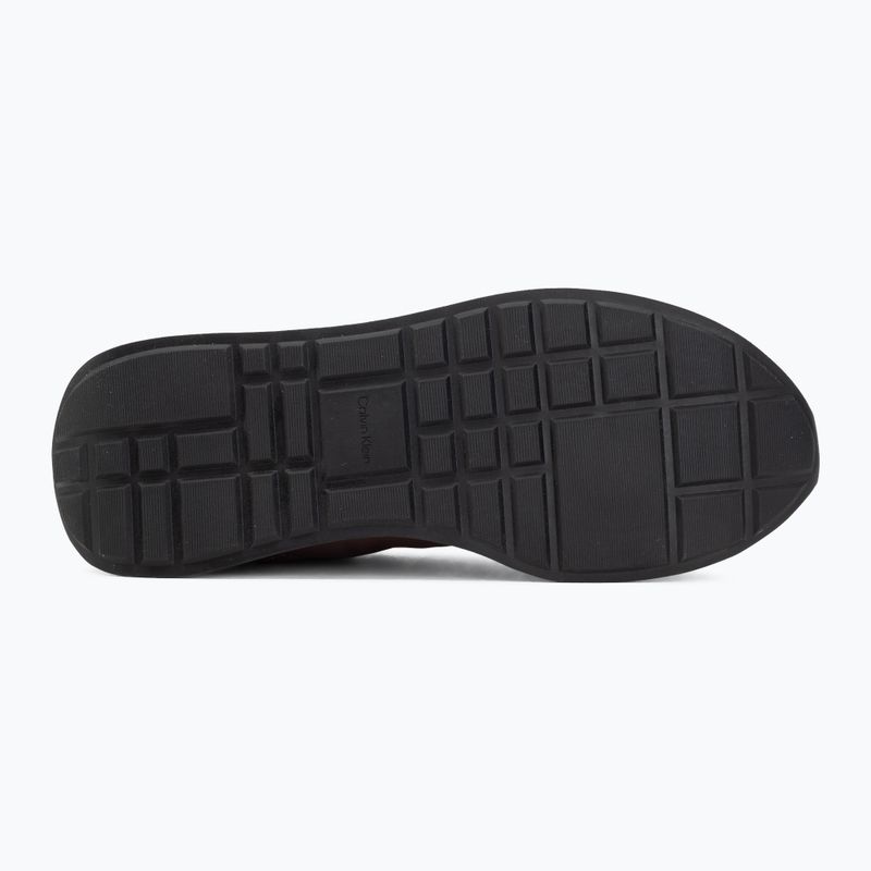Scarpe da uomo Calvin Klein YM0YM01361 Retro Runner Ess Mix Mat bordeaux/peppercorn/vanilla 4