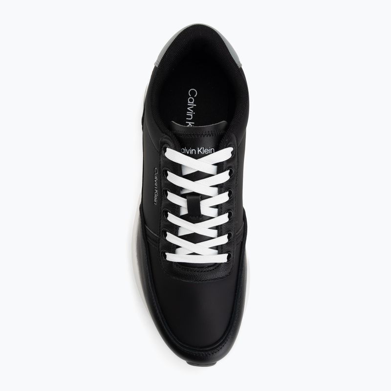 Scarpe da uomo Calvin Klein HM0HM02214 City Runner Laceup Leather Mix black/granite road 5