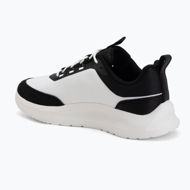 Scarpe da uomo Calvin Klein HM0HM02342 Light Eva Runn Essential Laceup Nylon Suede black/bright white 3