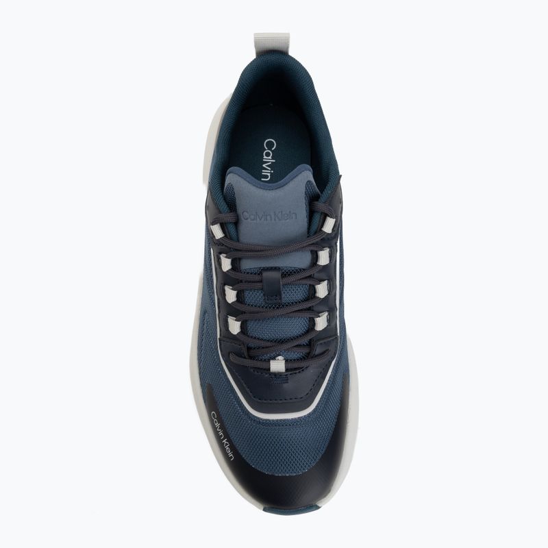 Scarpe da uomo Calvin Klein Volumax Chunky Runner Trainers HM0HM02224 calvin navy/navy teal 5