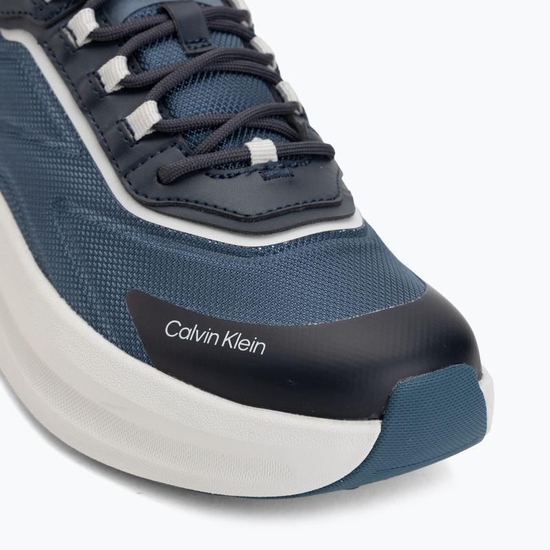 Scarpe da uomo Calvin Klein Volumax Chunky Runner Trainers HM0HM02224 calvin navy/navy teal 7