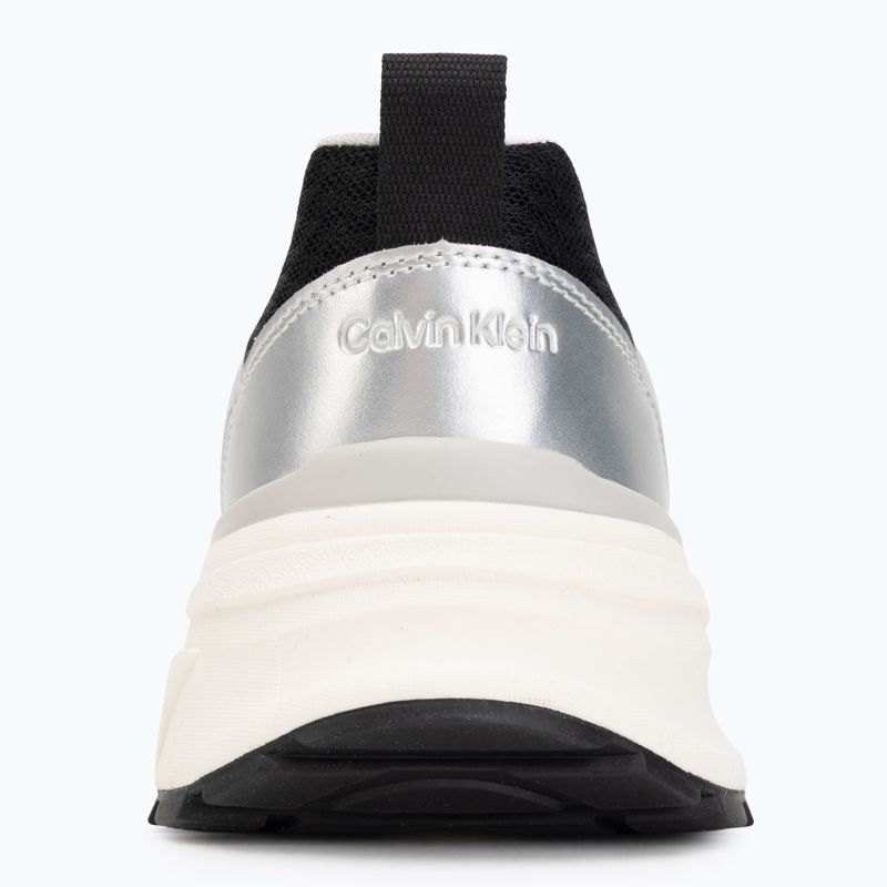 Scarpe da uomo Calvin Klein HM0HM02341 Hike Runner Stripe Met Mix black/silver/light grey 6