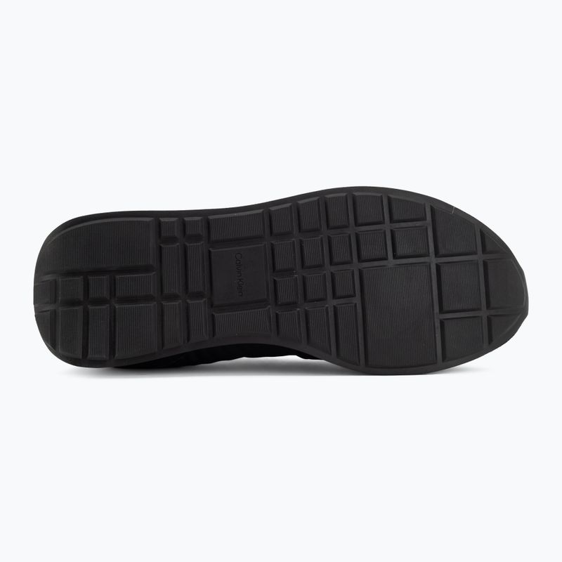 Scarpe da uomo Calvin Klein YM0YM01414 Retro Runner Sock Laceup Mix matte black/bright white 4