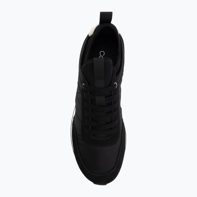 Scarpe da uomo Calvin Klein YM0YM01414 Retro Runner Sock Laceup Mix matte black/bright white 5
