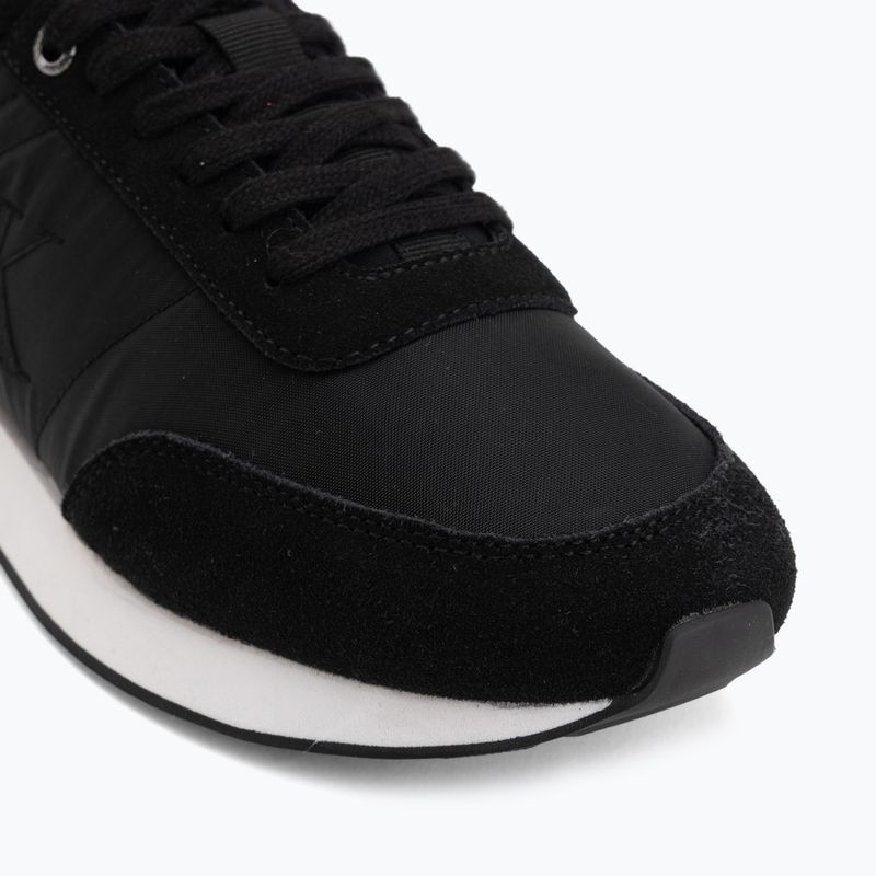 Scarpe da uomo Calvin Klein YM0YM01414 Retro Runner Sock Laceup Mix matte black/bright white 7