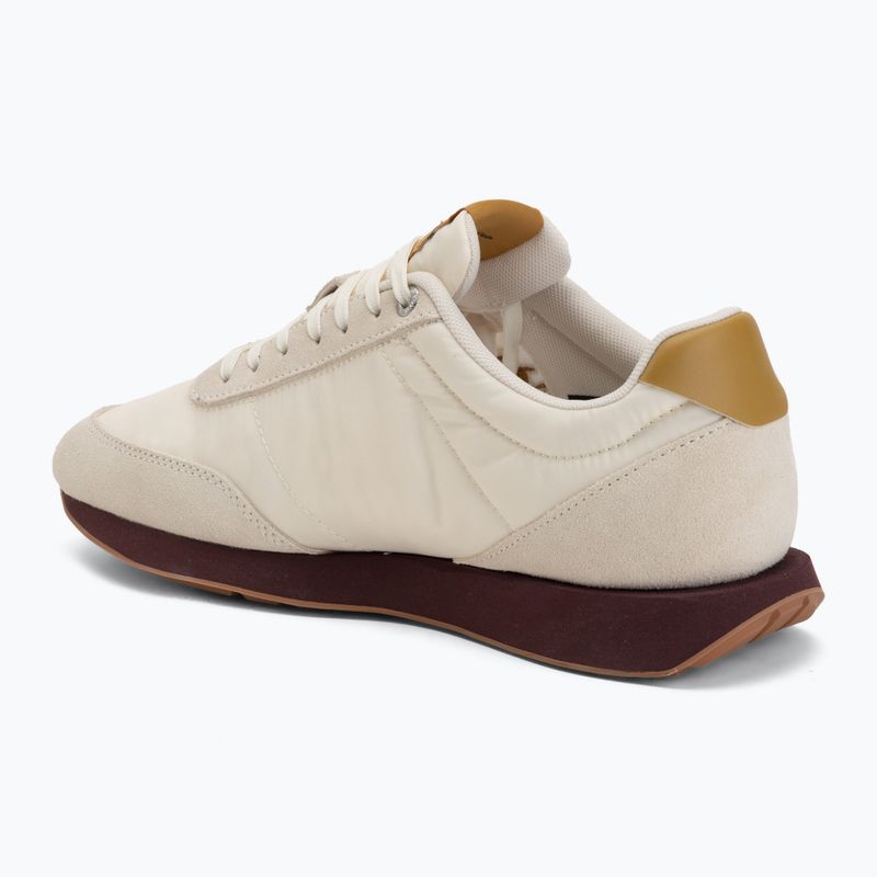 Scarpe da uomo Calvin Klein YM0YM01361 Retro Runner Ess Mix Mat white swan/tofu/amber gold 3