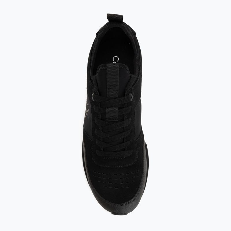 Scarpe da uomo Calvin Klein HM0HM02305 Retro Runner Sock triple black 5