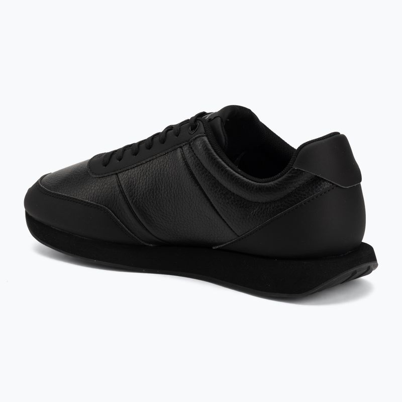 Scarpe da uomo Calvin Klein HM0HM02447 Retro Run Lace Band triple black 3