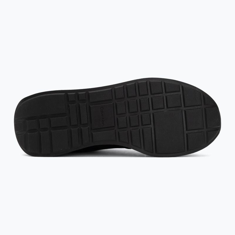 Scarpe da uomo Calvin Klein HM0HM02447 Retro Run Lace Band triple black 4