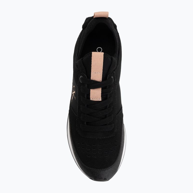Scarpe da donna Calvin Klein HW0HW03250 Retro Runner Sock black/tuscany 5
