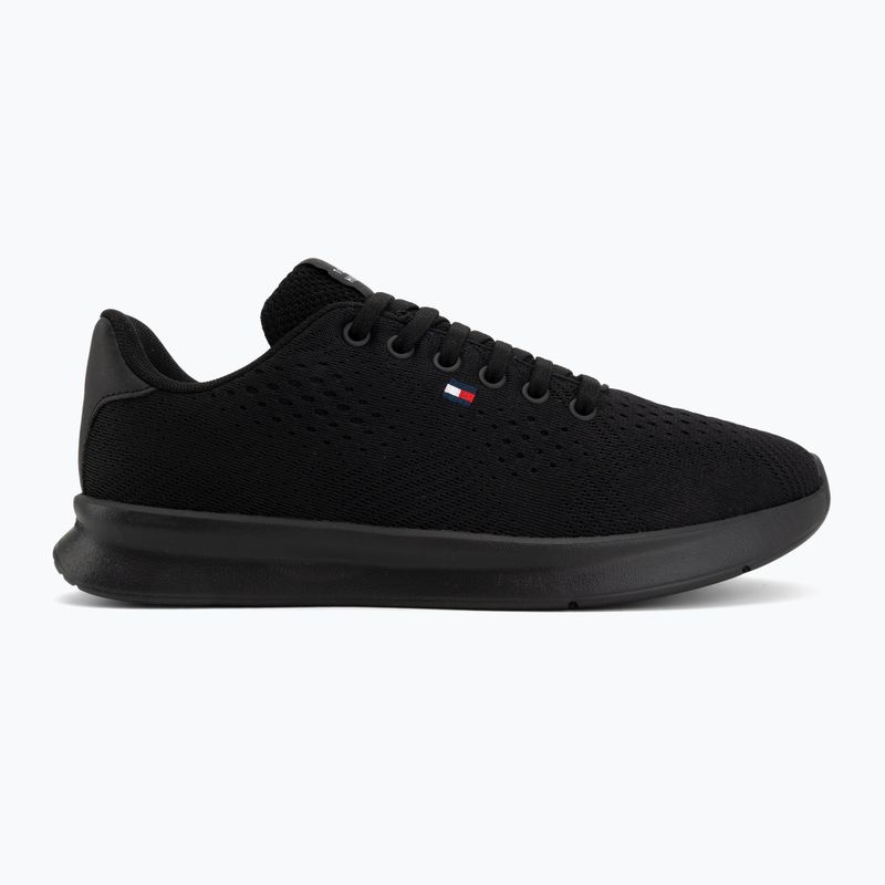 Scarpe da uomo Tommy Hilfiger Lightweight Runner Knit black 2