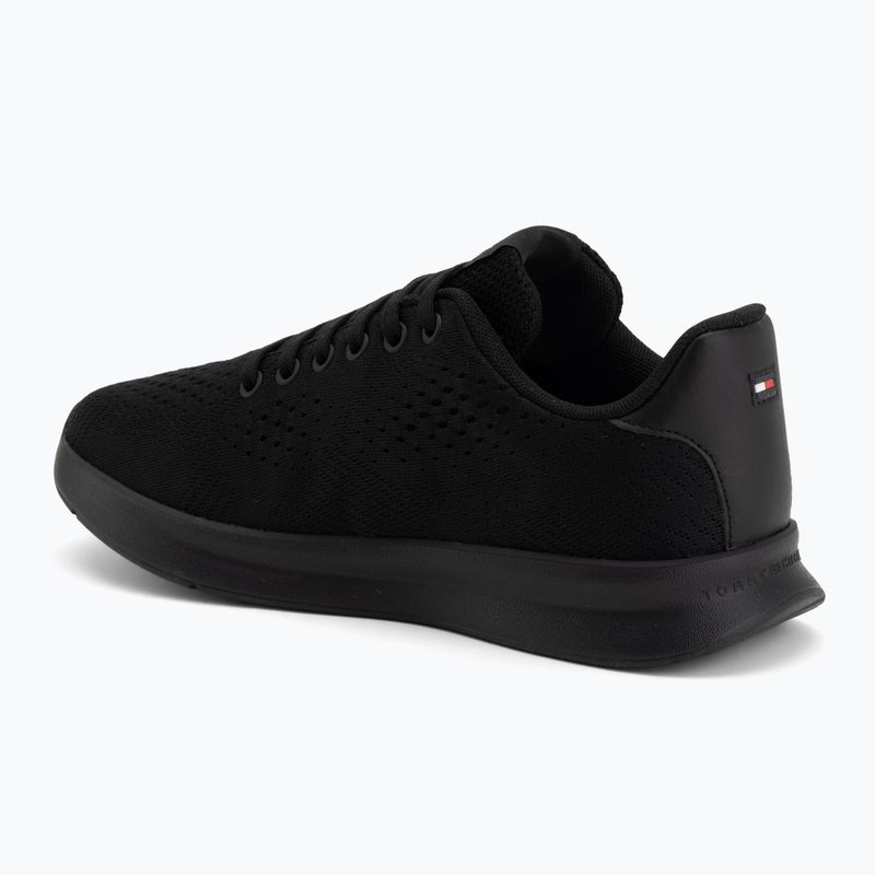 Scarpe da uomo Tommy Hilfiger Lightweight Runner Knit black 3