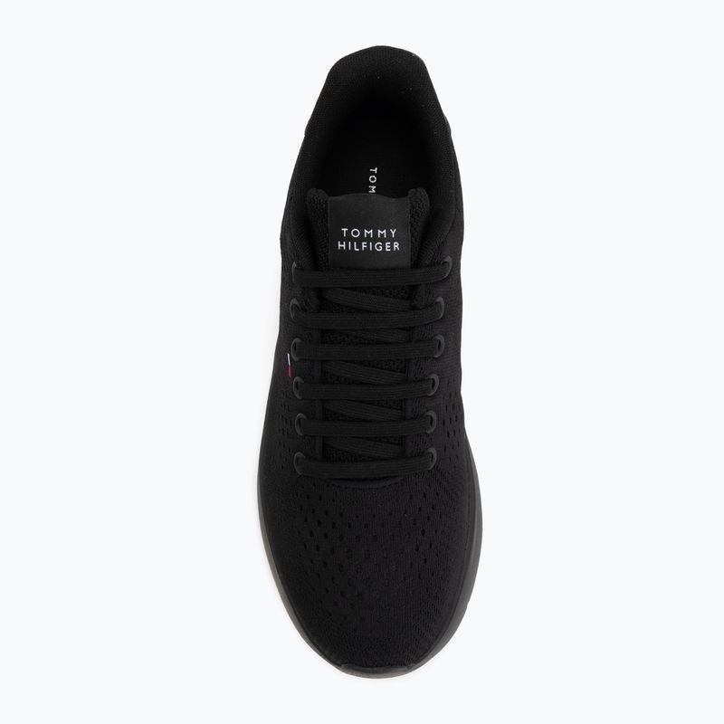 Scarpe da uomo Tommy Hilfiger Lightweight Runner Knit black 5