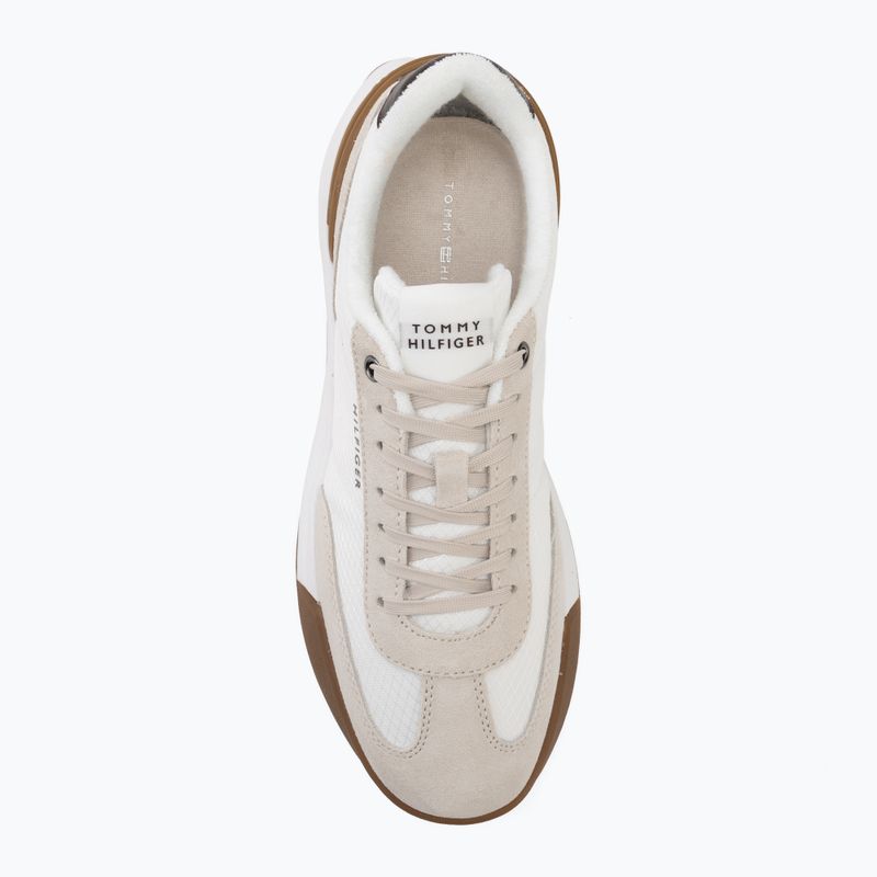 Scarpe da uomo Tommy Hilfiger Retro Runner Mesh Suede Mix classic stone 5