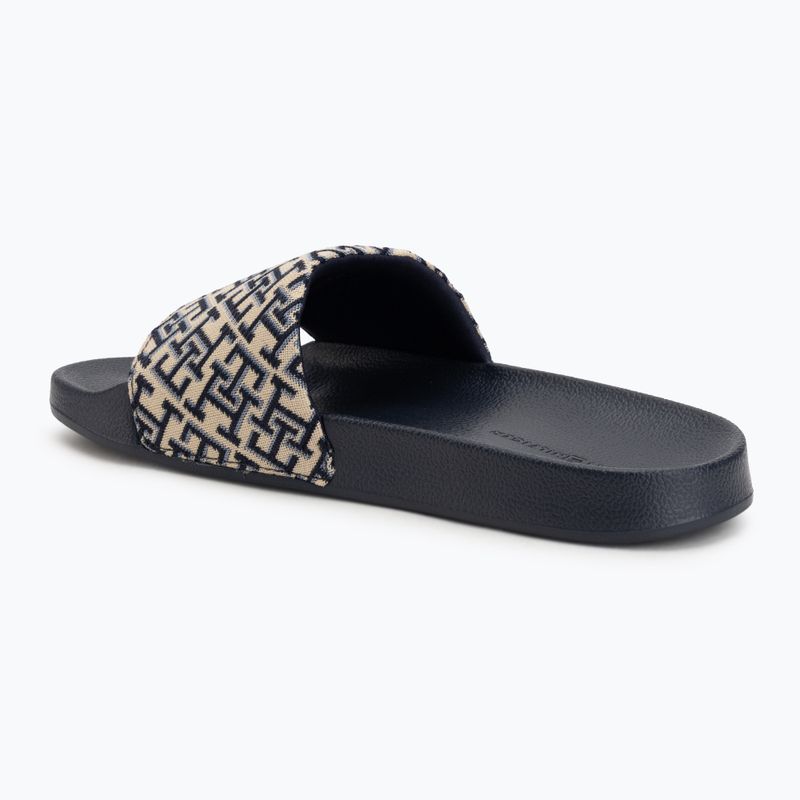 Ciabatte da donna Tommy Hilfiger Monogram space blue 3
