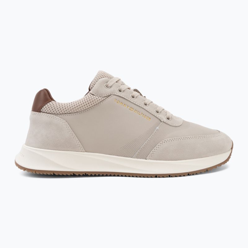 Scarpe da uomo Tommy Hilfiger Runner Suede Mix classic stone tracksuits 2
