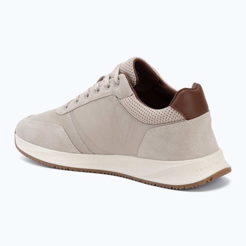 Scarpe da uomo Tommy Hilfiger Runner Suede Mix classic stone tracksuits 3