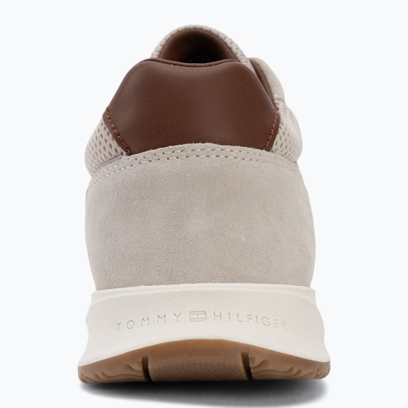 Scarpe da uomo Tommy Hilfiger Runner Suede Mix classic stone tracksuits 6
